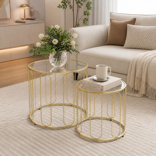 Homcom coffee table - table, 2