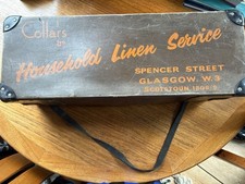 Collar's of Glasgow Household Linen Laundry Service Box 1960's