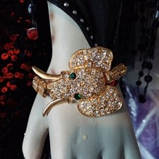 Elephant bracelet gold tone - gold, tone.