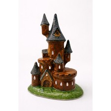 Vintage Ceramic Castle Night