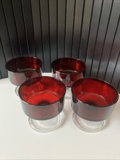 Vintage French Luminarc Ruby