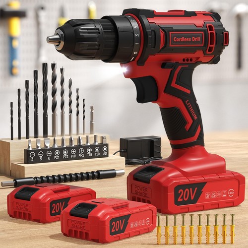 Cordless 20v power drill - cordless,