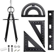 YAANBUNB 6 Pcs Geometry Set