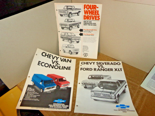 Vtg 1974 dealer chevy - 1974-75,
