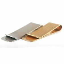 Money Clip Holder Stainless Steel Silver Gold Cash Credit Card Walley for Men