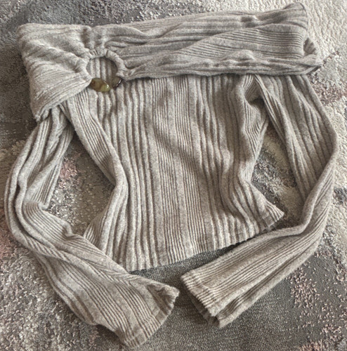 Missguided grey ribbed knit - missguided,