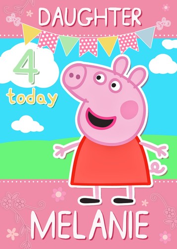 Peppa pig personalised - pig,