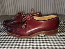 TRUE VINTAGE 1950s LADIES BROWN LEATHER WALKING SHOES SZ5