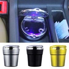 Portable LED Auto Car Cigarette Ashtray Cup Holder Safe And Convenient