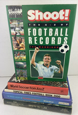 Football Soccer Vintage Hardback Book Bundle X5. Records, Leagues, Annuals. VGC.
