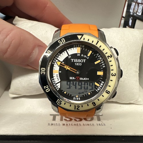 Preowned tissot sea - preowned, mens