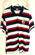 British & Irish Lions NZ 2017 Supporter Tours  striped Polo Shirt - Adult 2XL