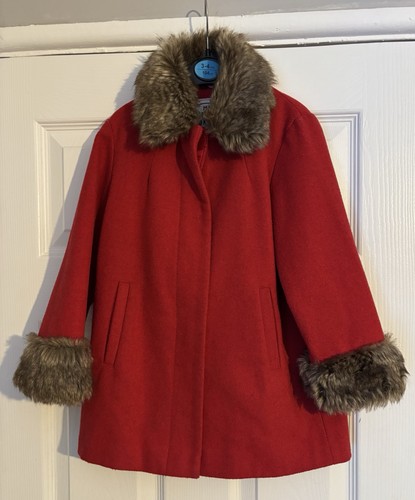 Marks spencer red wool blend - &,