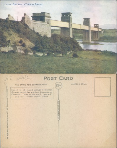 Britannia tubular bridge menai - tubular,