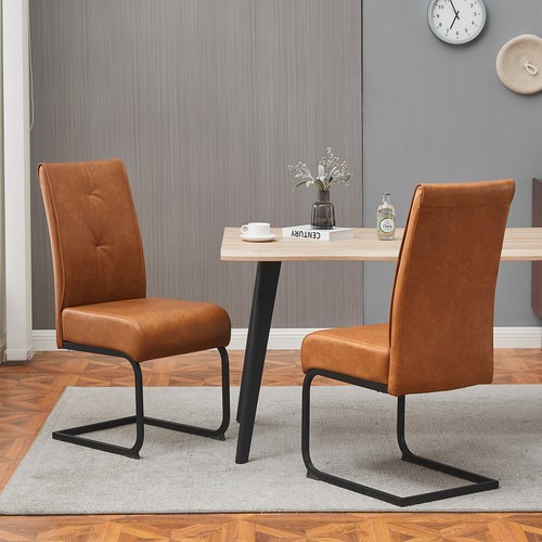 2pcs faux leather dining - 2pcs,