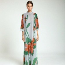Vintage 70s Maxi Dress UK
