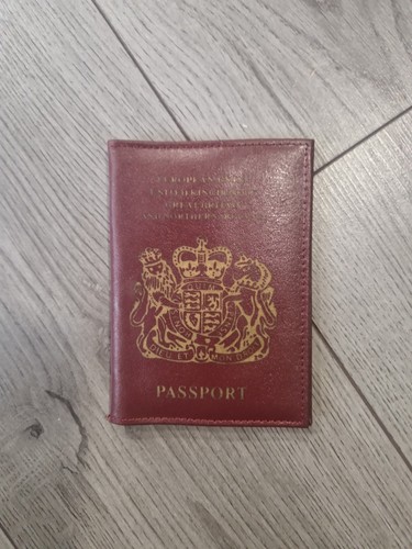 British leather passport cover - leather,