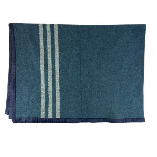 Romanian army blanket blue - romanian,