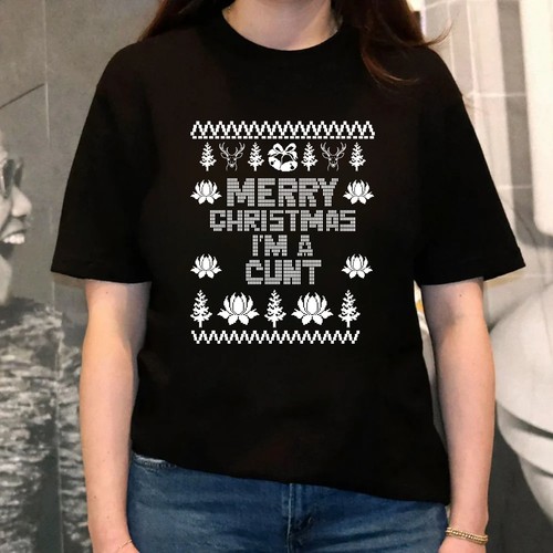 Offensive christmas shirt - offensive,