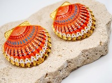 Hand Painted Scallop Shell