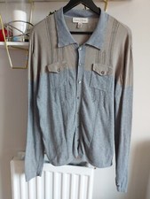 Clerk & Teller Men 100% Cotton Long Sleeve Vintage Top UK Size 4