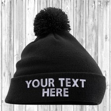 Personalised Pom Pom Beanie