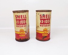 Old Shell Can X 100 Engine Oil