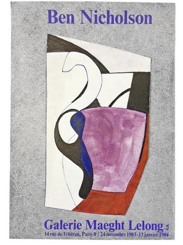 Galerie maeght lelong poster - maeght,