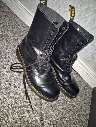 Martens 1490 black leather - dr.,