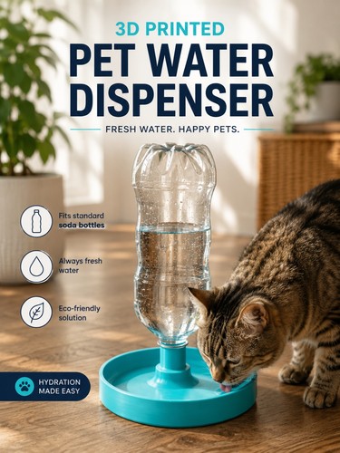 Automatic pet water - automatic, dispenser