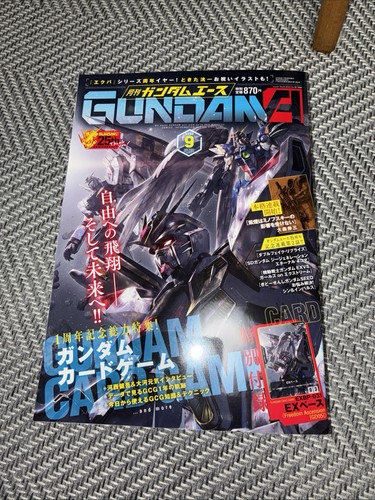 Gundam ace magazine september - gundam,