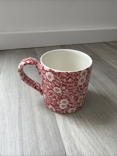 Vintage burleigh red calico - red,
