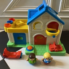 Playskool Weebles House Vintage 1989 with Wendy Weeble Biked Figures Toys Retro