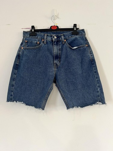Levi 505 short blue denim - short,