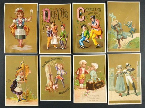 Antique french trade cards - antique,