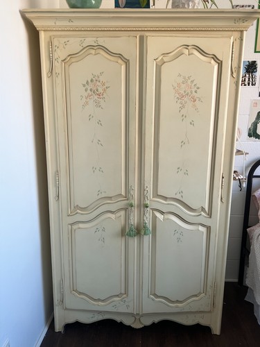 Painted armoire wardrobe - painted, ~
