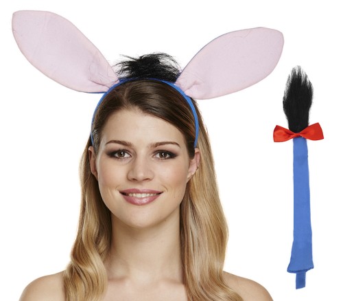 Donkey ears tail set - ears,