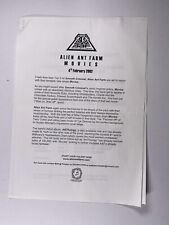 Alien Ant Farm Press Release Promotion Original 4th February 2002