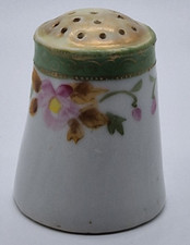 Vintage ceramic hat pin holder - hat,