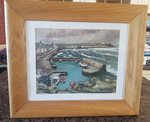 Framed glazed print m - framed, by