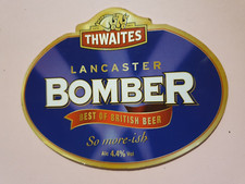 THWAITES brewery LANCASTER BOMBER cask real ale beer pump clip aircraft plane
