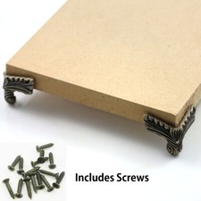 Antique brass chest legs 4pcs - legs,