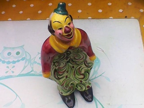 Clown figure capodimonte - clown,