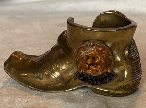 Vintage solid brass shoe - vintage,