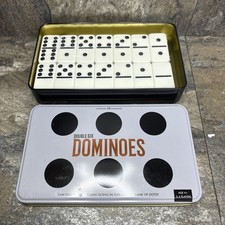 Double six dominoes set in