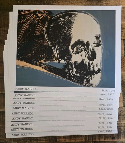 Lot andy warhol skull - of,