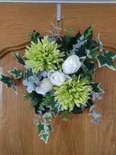 Lime Green Dahlia And Rose
