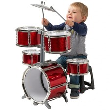 Rockstar Junior Drum Kit Red 7