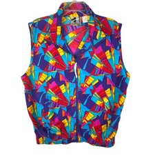 Vintage 80s 90s Colorful Crazy