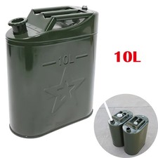 10L Metal Jerry Can Green Car